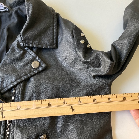 Disney D-Signed Special Edition Descendants Black Moto Faux Leather Girls M - Picture 10 of 13